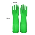 thumbnail image 6 of Xinyolin 1 Pair Dishwashing Gloves Waterproof Stain-Resistant Non-Slip Design Easy to Clean Heat-Insulated Gloves Kitchen Cleaning Tool, 6 of 7