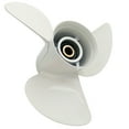 thumbnail image 2 of Propeller 14x17 for YAMAHA Outboard 3 Blades Aluminum Prop 15 Tooth RH, 2 of 4
