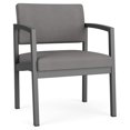 thumbnail image 1 of Lenox Steel Reception Waiting Oversize Guest Chair / Charcoal Steel / Light Gray, 1 of 5