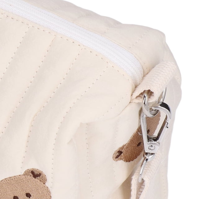Bolsa para biberones para cochecito, cochecito portátil multifuncional, bolsa para pañales para bebés, bolsa de almacenamiento de pañales, diseño fácil de usar