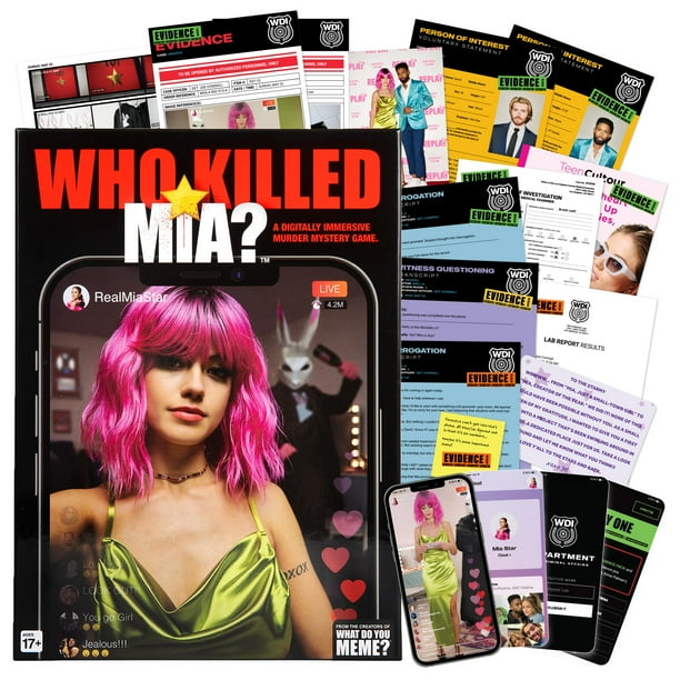 Murder Mystery Game ¿QUÉ MEMES? ¿Quién mató a Mia Star