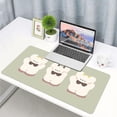thumbnail image 6 of Kawaii Baby Bear Pattern Mouse Pad,Desk Mat,Game Mat,Makeup Table Mat,Varied Use Mat for Office/Home/Study Girls Boys(31.5''''X15.7'''''',Green&Baby Bear), 6 of 6
