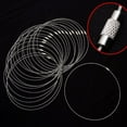 thumbnail image 4 of pieza 20 Unids Plata Metal 18 "Collar De Cordón De Cadena Gargantilla De Alambre Craft Bulk Hugo Joyas, 4 of 6