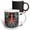 Multicolor, variant on 3drose, Squid William Morris Style Nautical Sea Octopus Ocean Blue Green Red, 11oz Two-tone Black Mug