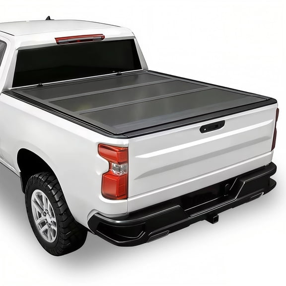 TPA FRP Hard Quad-Fold Truck Bed Tonneau Cover Compatible with 2016-2026 Toyota Tacoma 6 FT (74") Bed, w/o Trail Special Edition Storage Boxes
