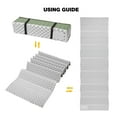 thumbnail image 6 of Closed Cell Foam Sleeping Pad for Camping, 22" Wide Lightweight Folding Camping Pad for Hiking Backpacking, 72"x22"x0.75", Grey 1 Pack, 6 of 8