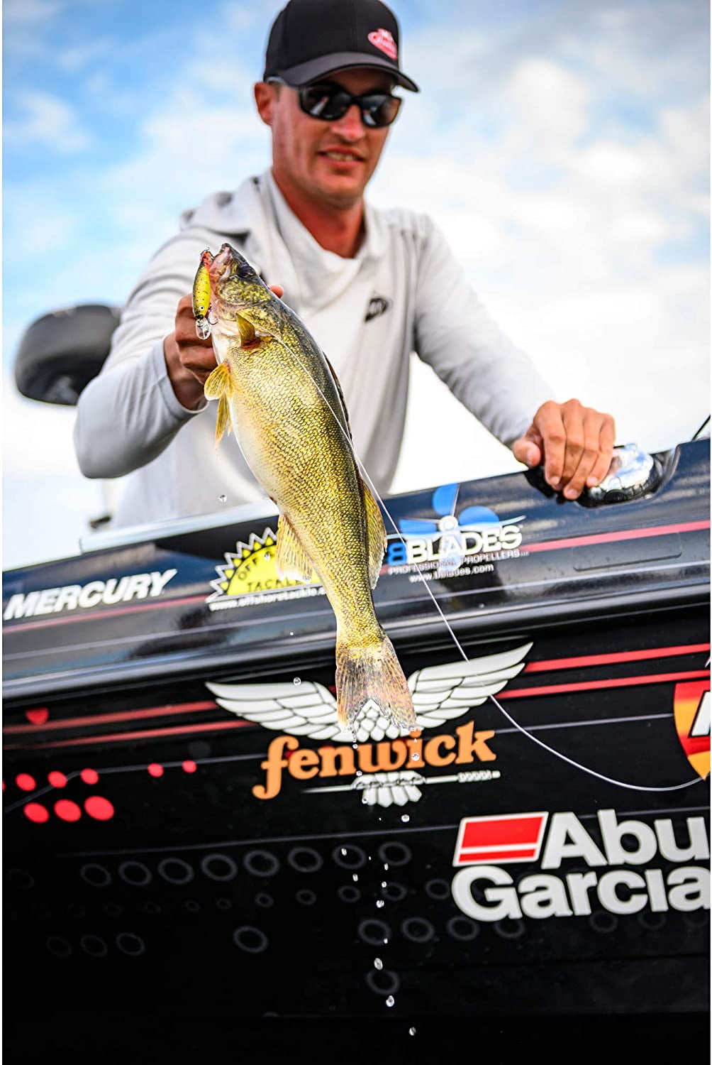 Berkley Flicker Shad Shallow Fishing Lure, HD Emerald Shiner, 1/6 oz