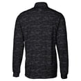 thumbnail image 3 of Men's Cutter & Buck Black Las Vegas Raiders Big & Tall Traverse Eco Camo Tri-Blend DryTec Quarter-Zip Jacket, 3 of 3