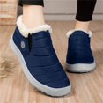 thumbnail image 2 of Juosiy Work Boots for Men Winter Plush Lined Outdoor Non Slip Work Shoes Water-proof Slip On Ankle Booties, 2 of 8