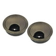 thumbnail image 4 of Langgg 2Pcs 60mm Computer Desk Table Grommet Cable Port Wire Hole Cover Bronze, 4 of 9