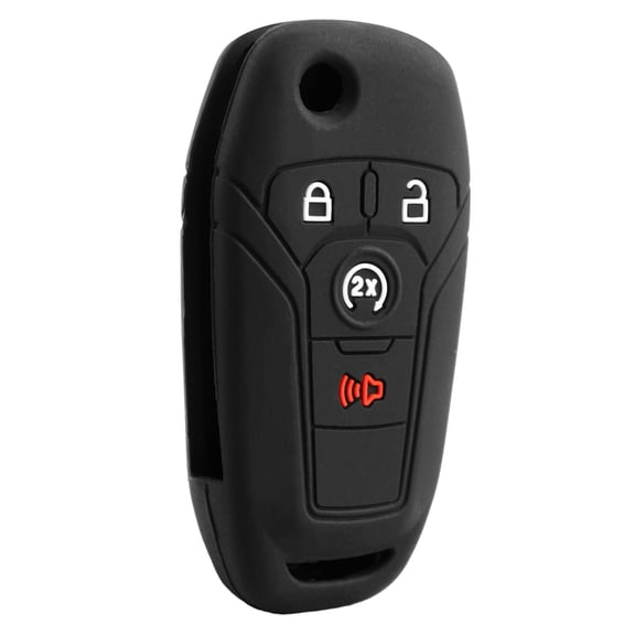 Key Fob Remote Silicone Case Cover Protector for 2015-2021 Ford Bronco F-150 F-250 F-350 F-450 F-550 Ranger XLT Raptor (N5F-A08TDA)