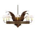thumbnail image 5 of Meyda Tiffany 136614 Banana Bamboo 6 Light 59" Wide Chandelier - Antique Rust / Cortez, 5 of 7