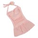 thumbnail image 1 of Traje de baño Pure Desire traje de baño de una pieza de tacto sedoso de una pieza aspecto delgado color rosa para mujer para fiesta ANGGREK  Otros, 1 of 8