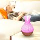 thumbnail image 5 of USB Hollow Crack Wood Grain Mini Humidifier Aromatherapy With Colorful Night Light Humidifier, 5 of 5