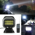 thumbnail image 2 of Luz LED negra de 50W, reflector con Control remoto, lámpara de trabajo de alto brillo para coche, yate, SUV, 2 of 12