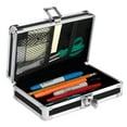thumbnail image 3 of Vaultz Locking Pencil Box for School Supplies, Black with Key Lock, New Condition, VZ06045, 3 of 5