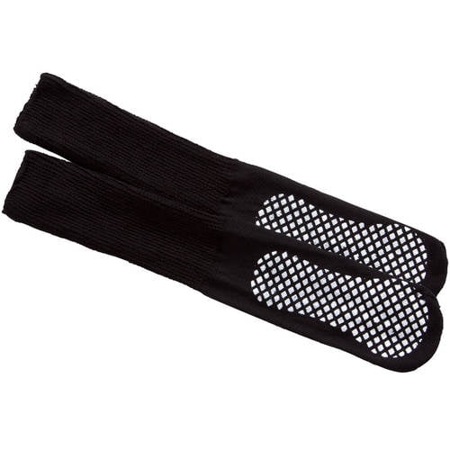 Bigbolo - Diabetic Slipper Socks With Gripper Soles-Black - Walmart.com ...