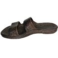 thumbnail image 1 of Pali Hawaii Sandale Classique Unisexe Adulte Jandal (Marron Foncé, 11), 1 of 10