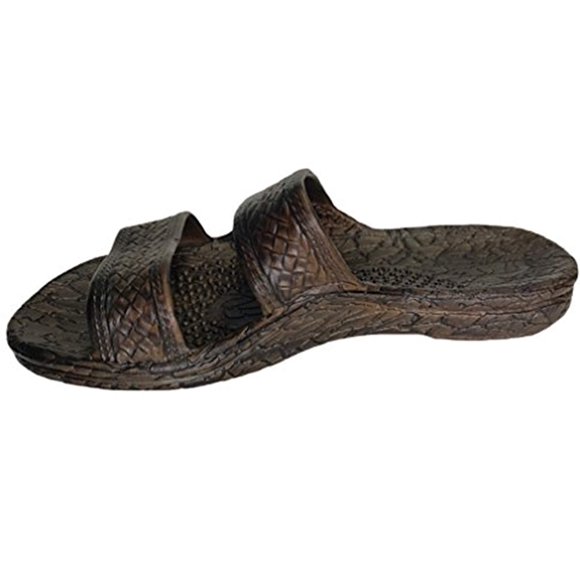 Pali Hawaii Unisex Adult Classic Jandal Sandal (Dark Brown, 11)