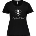 thumbnail image 3 of Inktastic Bee Kind Cute Bee Women's Plus Size T-Shirt, 3 of 5
