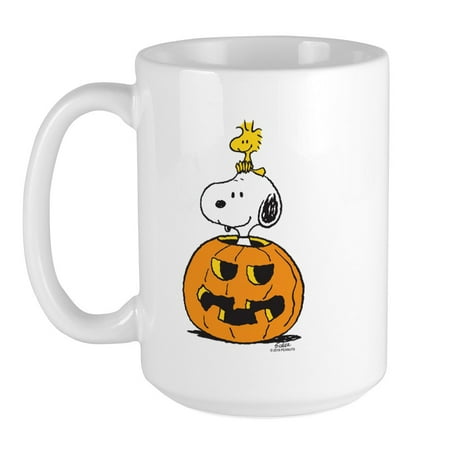 

CafePress - Snoopy And Woodstock Hall - 15 oz Ceramic Large Mug