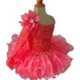 thumbnail image 3 of Jenniferwu G86coral Infant Toddler Baby Newborn Little Girl's Pageant Party Birthday Dress Pink with hairbow (as1, Age, 18_Months, 24_Months), 3 of 4