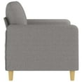 thumbnail image 2 of vidaXL 2-Seater Sofa Light Grey 120 cm Fabric, 2 of 5