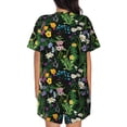 thumbnail image 3 of Lsque Chamomile Women's Short-Sleeved Pajama Set - 2 Piece Soft and Lightweight Sleepwear Set-Medium, 3 of 9