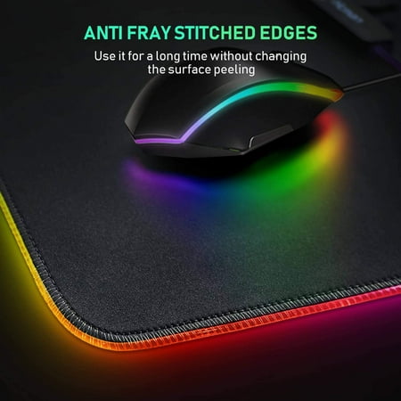 Rgb Gaming Mouse Pad Large Mouse Pad Gamer Led Computer Mousepad Big Mouse Mat With Backlight Carpet For Keyboard Desk Mat Walmart Canada