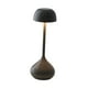 thumbnail image 2 of Lámpara de escritorio de metal, luz de mesa, luz de noche regulable recargable, lámpara de noche para sala de estar, dormitorio, comedor, restaurante Gris, 2 of 9
