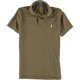 thumbnail image 1 of Ralph Lauren Polo de rugby de malla desgastada para hombre, marrón, pequeño Ralph Lauren polo, rugbi, 1 of 1