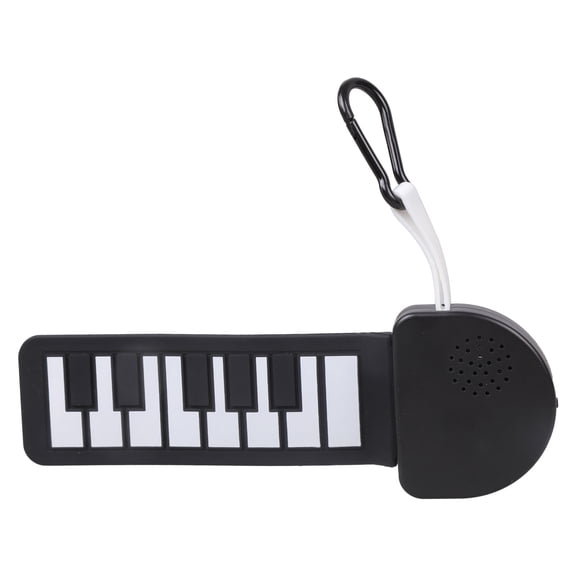 Rolls up Electronic Piano Pocket Sized Keychain Practice Keyboard Instrument For Kids Adults Music Learning Enduring