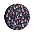 thumbnail image 1 of Balery Christmas Critters Delight Cubiertas para Neumáticos - Protector Resistente para Neumáticos de Camioneta, SUV, Remolque, Camper y RV-16 inch, 1 of 6