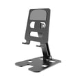 thumbnail image 1 of Soporte para teléfono móvil de metal ajustable, portátil, de escritorio, con almacenamiento, 1 of 6