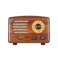 thumbnail image 1 of Haut-parleur Bluetooth en Bois Rétro Fait à la Main de Qualité Collection Professionnelle Original II avec Radio FM / AM, Son Élevé, 1 of 4
