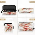 thumbnail image 5 of Hair Tool Organizer Bag with Heat Resistant Mat Removable Travel Storage Case for Hot Air Brushes Curling Irons Golden Carp, 5 of 8