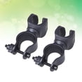 thumbnail image 3 of 2pcs Adjustable 360 Degree Rotatable Clamp Flashlight LED Torch Light Holder Mount Bike Cycling Grip(Black), 3 of 7