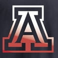 thumbnail image 3 of Women's Navy Arizona Wildcats Gradient Logo V-Neck T-Shirt, 3 of 4