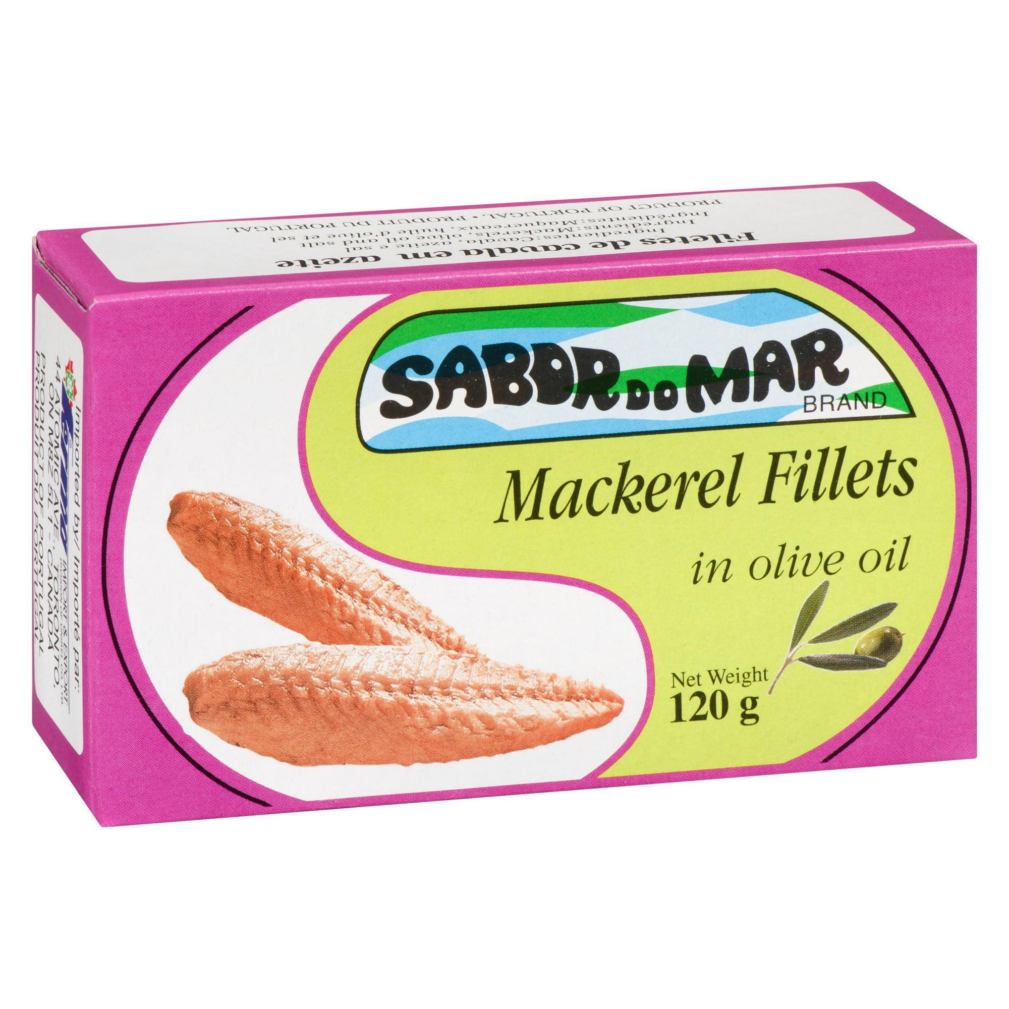 Fillets de Maquereaux a L'huile D'olive Sabor do Mar vendre la quantité 120g