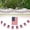 Red, variant on 4th of July Decorations Burlap Banner, Rustic Vintage Patriotic Pennant Patriotic Garland, Red White Blue Farmhouse Bunting for Mantel, Fireplace, Indoor Anniversary Independence Day Decor