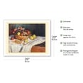 thumbnail image 2 of Apples and Grapes - From an Original Color Painting by Claude Monet c.1879 - Fine Art Matte Paper Print (Unframed) 20x26in, 2 of 4