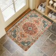 thumbnail image 4 of Bohemian Farmhouse Orange Vintage Welcome Doormat for Indoor/Outdoor Entrance Bohemian Farmhouse Orange Vintage Decoration Door Mat Kitchen Door Mat Bedroom Doormat 17x30 Inch, 4 of 6