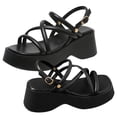 thumbnail image 1 of IDEANATEGRATE 1Par Sandalias Casual Con Suela Gruesa Para Mujer Estilo Y Fiesta, 1 of 8