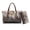 Brown - Owl Dreamcatcher, variant on DISNIMO Owl Dreamcatcher Print Handbag Wallet Set for Women Large Tote Bag with Matching Wallet Fashion Leather Top Handle Purse for Daily Use