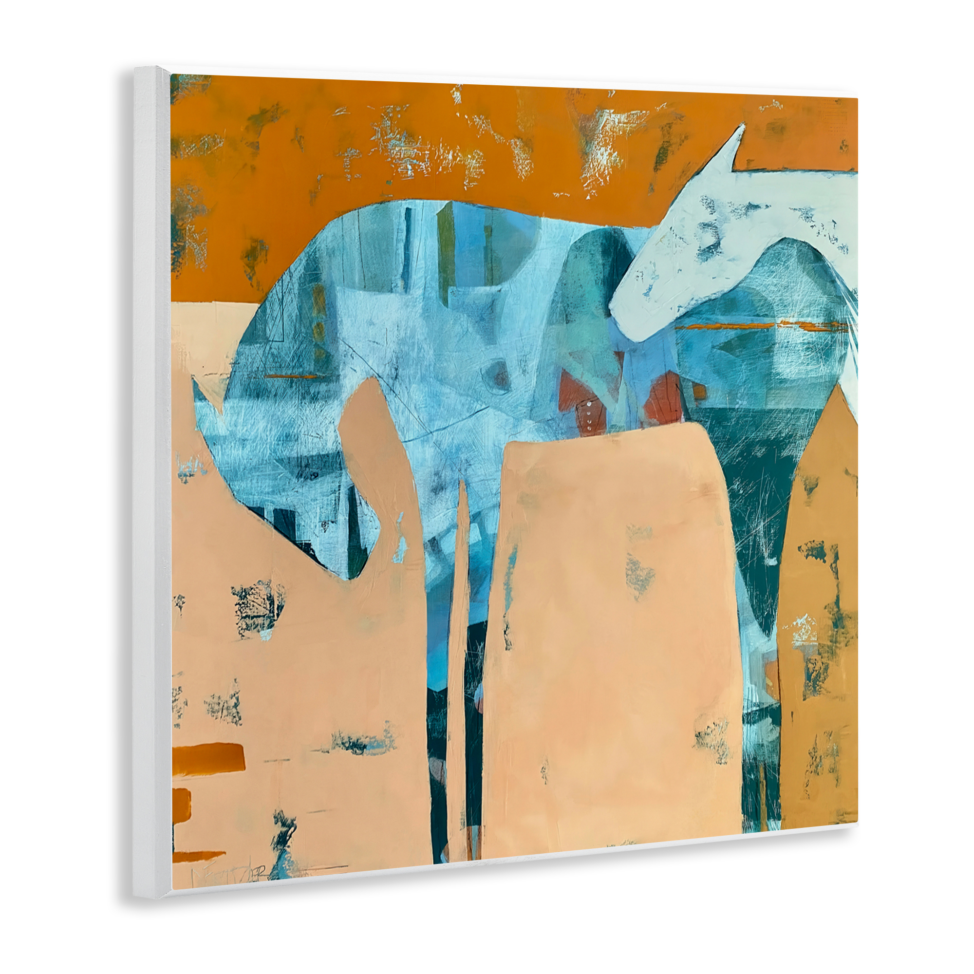 Kindred Crush Horses Wall Plaque Art, design by Dianna Fritzler