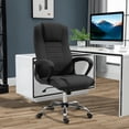 thumbnail image 2 of Vinsetto High Back Office Chair Height Adjustable Desk Chair with Wheels, Black (Set of 1), 2 of 10