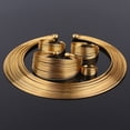 thumbnail image 3 of UDIYO 4Pcs/Set Exotic Nigerian Bridal Circle Necklace Earrings Bracelet Ring Jewelry, 3 of 6