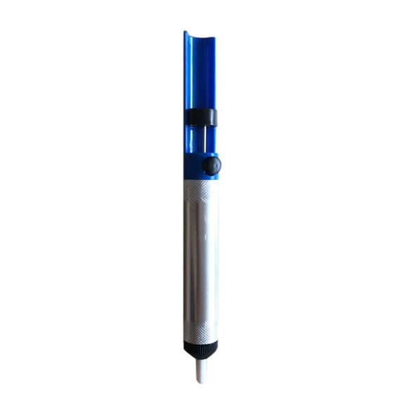 Clearance Under $0.59! 1PC Metal Desoldering Pump, Solder Sucker Remover Tool for Electronics Repair, Metal Plastic, for Soldering & DIY, (One Size, Blue/Silver)