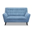 thumbnail image 2 of Topline Home Furnishings 3pc Blue Sofa Set, 2 of 4