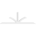 thumbnail image 2 of 96"W x 32"H x 4"D x 4"F, 8/12 Pitch, Richland Architectural Grade PVC Gable Bracket, 2 of 9